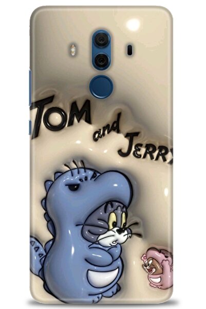 Rulet Aksesuar غطاء متوافق مع هاتف هواوي ميت 10 برو HD مطبوع - غطاء سيليكون م...