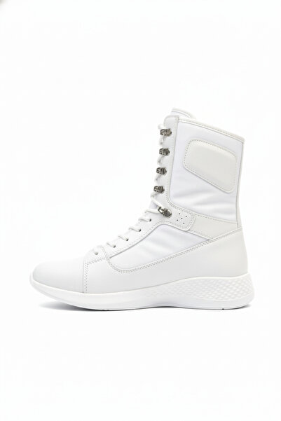 Zerenyus Verton Lace-Up Casual Men's Outdoor Military Boots White