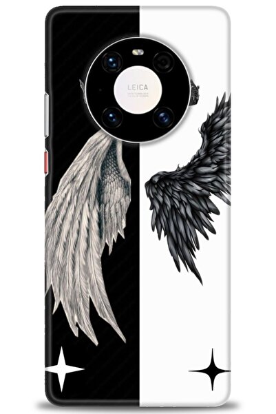 Rulet Aksesuar غطاء متوافق مع هاتف هواوي ميت 40 برو HD مطبوع - غطاء سيليكون م...