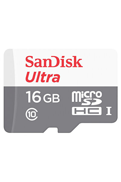 SanDisk microSDHC Ultra Κάρτα Μνήμης, 16Gb, Κλάση 10 SDSQUNS-016G-GN3MN