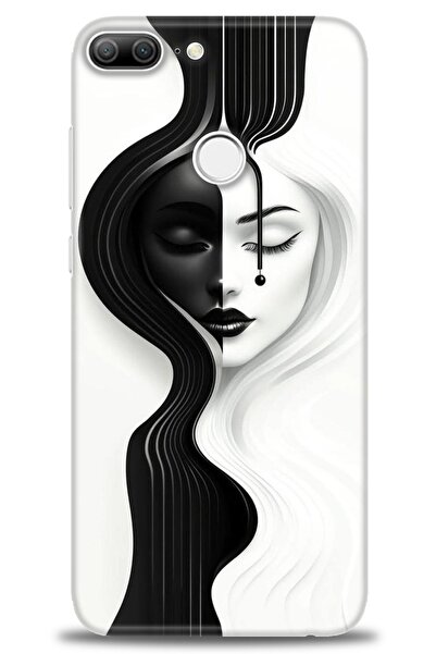 Rulet Aksesuar غطاء متوافق مع هاتف هواوي هونر 9 لايت HD مطبوع - غطاء سيليكون ...