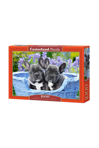 Castorland Пъзел 1000 части Кученца френски булдог 104246