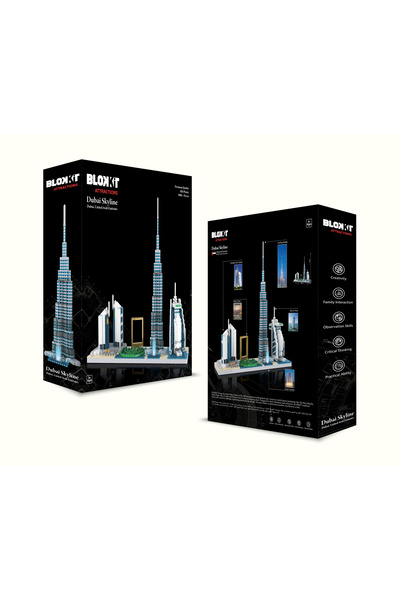 BLOKKIT Dubai Skyline Architecture Building Blocks Set 3000+ Pcs Micro Bricks Model Kit Burj Khalifa