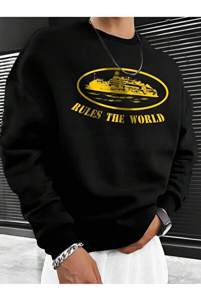 OVER HEAD Ανδρικό φούτερ Rules The World με τύπωμα Oversize Cycling Jacket