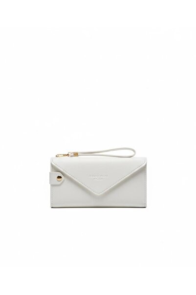 SHIKIRTI Γυναικείο πορτοφόλι με θήκη για τηλέφωνο, θήκη για νομίσματα και κάρτες, με λουράκι για τον καρπό