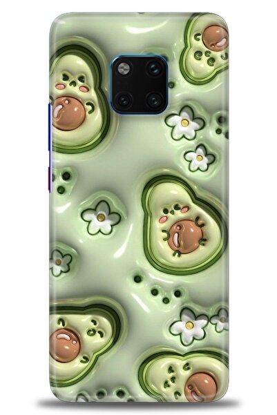 Rulet Aksesuar غطاء متوافق مع هاتف هواوي ميت 20 برو HD مطبوع - غطاء سيليكون م...