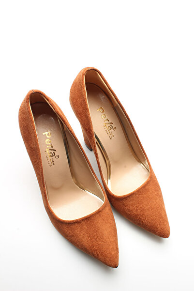 İDİL K Taba Suede Women's Heels