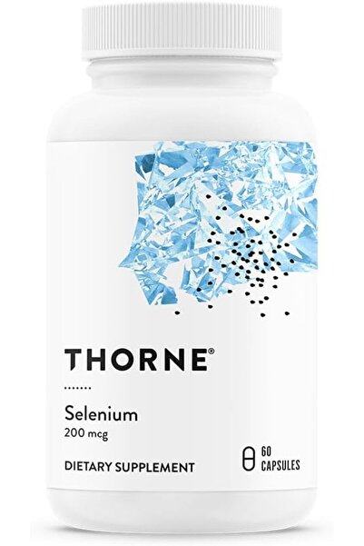 Thorne Selenium - 200 mcg Selenium Supplement for Antioxidant Support - 60 Capsules