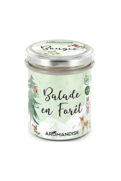 Aromandise Vonná sviečka Prechádzka lesom, vegánska, 150 g