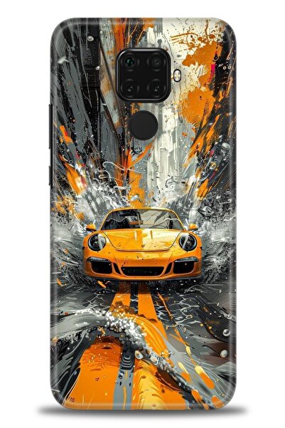 Rulet Aksesuar غطاء متوافق مع هاتف هواوي ميت 30 لايت HD مطبوع - غطاء سيليكون ...