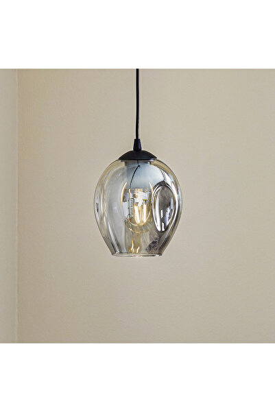 Cristalin Aydınlatma Modern Üfleme Cam Tekli Avize Füme