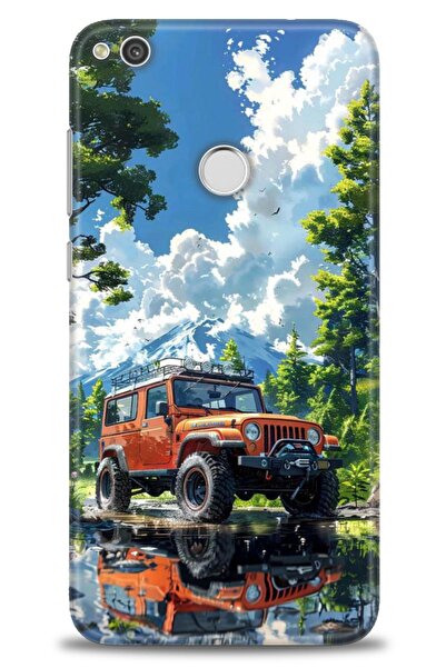 Rulet Aksesuar حافظة متوافقة مع هاتف هواوي P9 لايت 2017 HD مطبوع + واقي شاشة ...