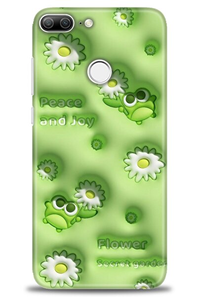 Rulet Aksesuar غطاء متوافق مع هاتف هواوي هونر 9 لايت HD مطبوع - غطاء سيليكون ...