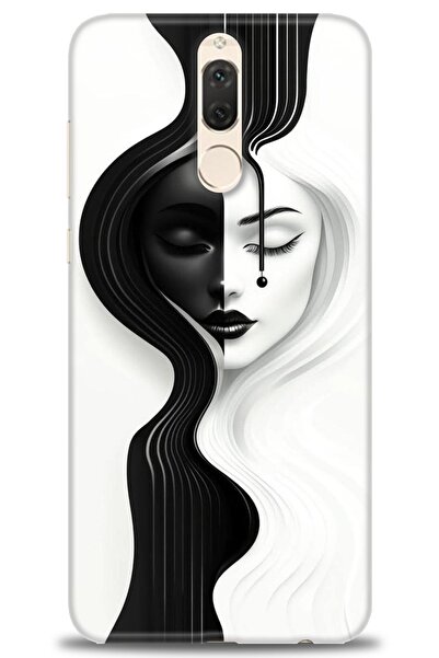 Rulet Aksesuar غطاء متوافق مع هاتف هواوي ميت 10 لايت HD مطبوع - غطاء سيليكون ...