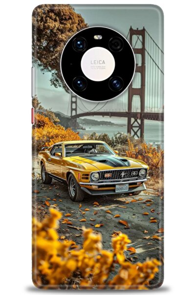 Rulet Aksesuar غطاء متوافق مع هاتف هواوي ميت 40 برو HD مطبوع - غطاء سيليكون م...