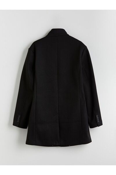 LC Waikiki LCWAIKIKI Classic Büyük Beden Standart Kalıp Dik Yaka Erkek Kaşe Kaban