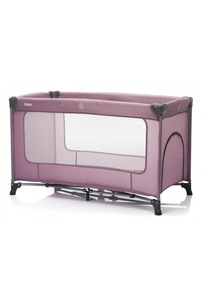 Fillikid Сгъваема кошара за пътуване Nizza, малинов цвят, 120x60 см