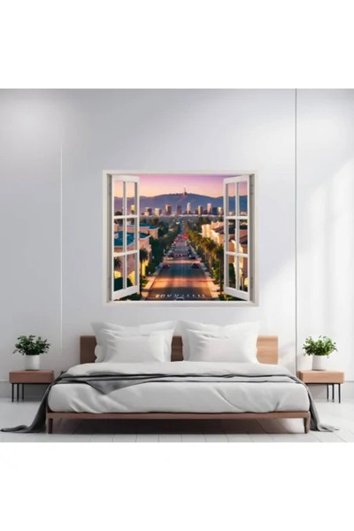 Avex Potlačená farebná fólia na dekoráciu steny, 125 x 110 cm, model: VIEW TO...