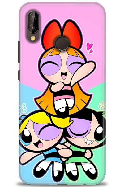 Rulet Aksesuar غطاء متوافق مع هاتف هواوي P20 لايت HD مطبوع - غطاء سيليكون مصم...