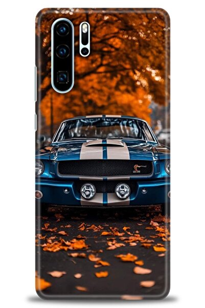 Rulet Aksesuar غطاء متوافق مع هاتف هواوي P30 Pro HD مطبوع - غطاء سيليكون بتصم...
