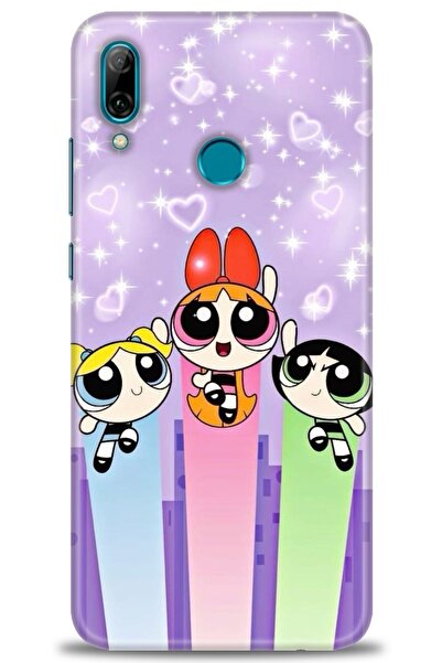 Rulet Aksesuar غطاء متوافق مع هاتف هواوي بي سمارت 2019 HD مطبوع - غطاء سيليكو...