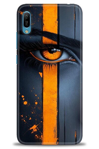 Rulet Aksesuar غطاء متوافق مع هاتف هواوي Y6 2019 HD مطبوع - غطاء سيليكون مصمم...