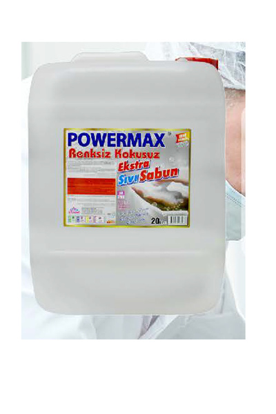 powermax Renksiz Kokusuz Extra Sıvı Sabun 20 Litre - PWRMX045