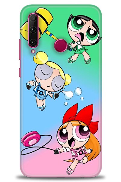 Rulet Aksesuar غطاء متوافق مع هاتف هواوي هونر 20 لايت HD مطبوع - غطاء سيليكون...