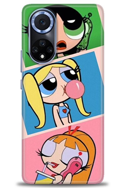 Rulet Aksesuar غطاء متوافق مع هاتف هواوي هونر مطبوع HD مطبوع + واقي شاشة سيرا...