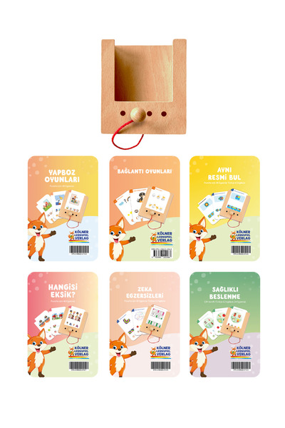 Kölner Lernspielverlag Puncho 5-6 Yaş Dikkat ve Zeka Geliştirme Seti