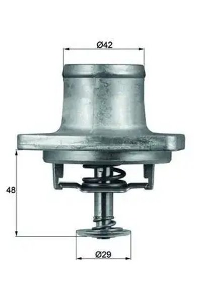 MAHLE TI4880D Termostat A1192000015 A1192030175