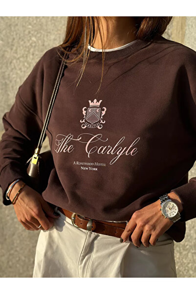 Jose Clothing Φούτερ JC Limited Edition oversized με μακρυμάνικο κοψίμα με τύπωμα
