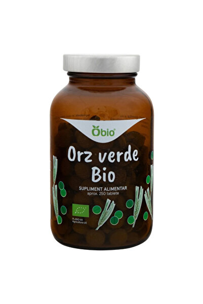 OBİO Orz verde, bio, 250 tabliet (125 g),