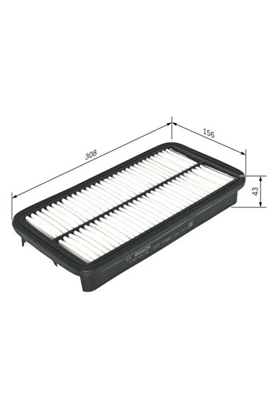 Bosch 1987429135 Air Filter Compatible 1780102020 1780116030 1780116040