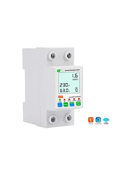 OEM Smart Multimeter, WiFi ON/OFF control, 4 measured values, 145-210V, 1A-63A