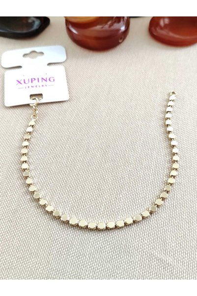 XUPING JEWELRY BİLGE TAKI Vip Çelik Bileklik Taşsız Ezme Pul Model