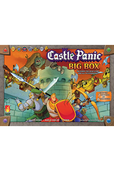 Fireside Games Castle Panic Big Box – Ediția a 2-a cu jocul de bază și 4 expansiuni