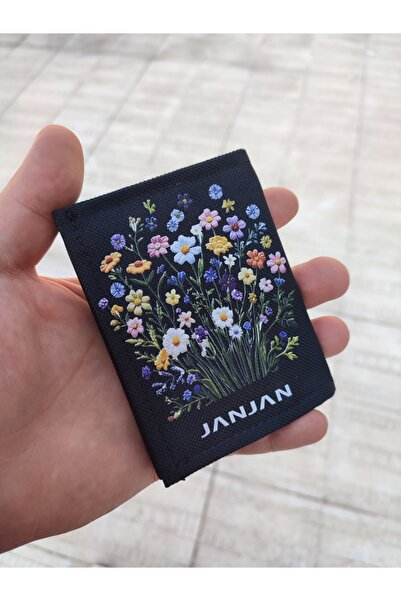 JANJAN Sports Wallet, Unisex Wallet with Velcro, Zipper, Keychain, Coin Compartment, Fabric Wallet