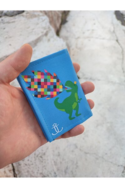 JANJAN Children's Wallet, Sports Wallet, Leather Wallet, Fabric Wallet, Wallet with Zippered Coin Compartment and Card Holder