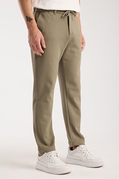 Store Cotton Waist Tie Comfortable Cut Chino Pants Look Baggy Pants