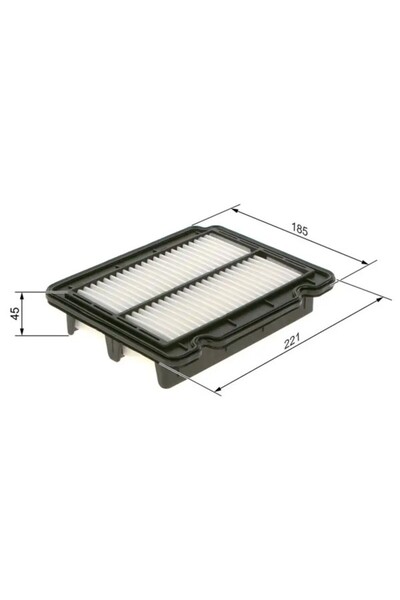 Bosch 09864B0045 Air Filter 42386928 96536696 96536697