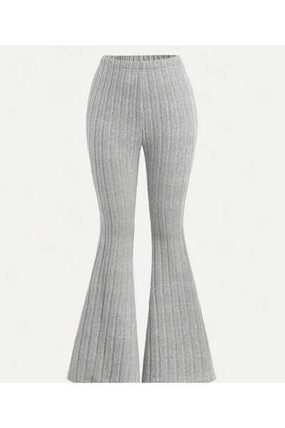 Lufthimm KIŞLIK ŞIK ASİMETRİK DAR KESİM İSPANYOL PANTOLON