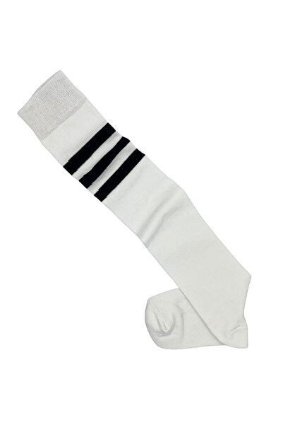 FENRA STUDIO Over the Knee Women's Cotton White Striped Sports Socks