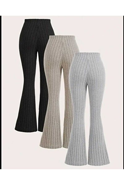 Lufthimm KIŞLIK ŞIK ASİMETRİK DAR KESİM İSPANYOL PANTOLON
