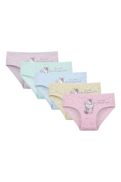 Donella 5'li Kız Çocuk Külot 4181B10