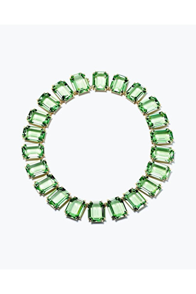 ElectraStore Millenia Green Tennis Necklace - C4066