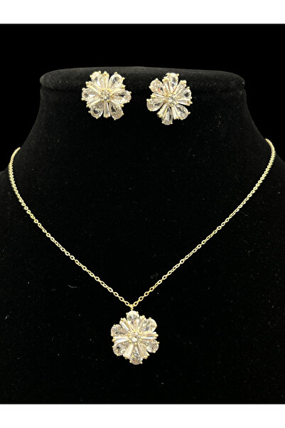 ElectraStore Set Colier Și Cercei Flower Bloom - C4291