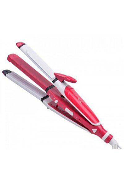 Geemy GM 1958 Placă de îndreptat, ondulat și ondulat păr 3 în 1 din ceramică