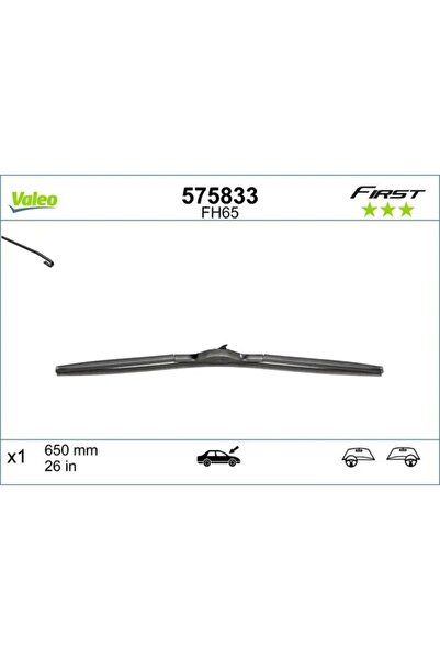 VALEO 575833 Silecek Supurgesi Tek 1643098080 1850547 2889000Q1B