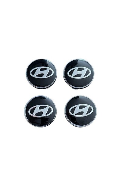 MAF Σετ 4 τάσια τροχών 60mm συμβατά με Hyundai για ζάντες αλουμινίου